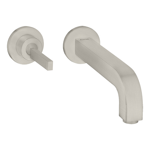 Axor Citterio Смеситель для раковины 220, встраиваемый, излив: 22см., цвет: сталь