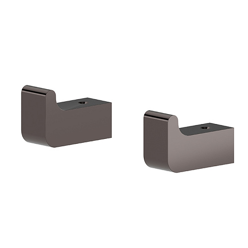 Newform Accessori quadri Крючок для халата, цвет: PVD gun metal