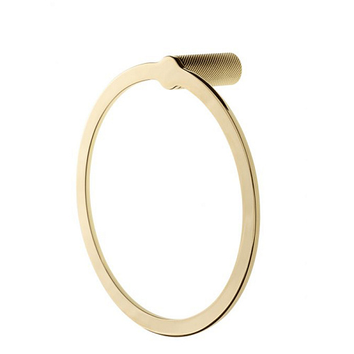 Oasis Defile Полотенцедержатель-кольцо, подвесной, цвет: золото