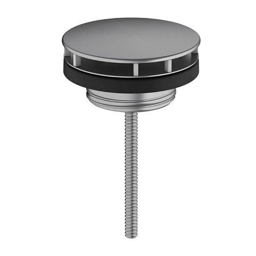 Hansgrohe Слив для раковины, незапираемый, шлифованный черный хром