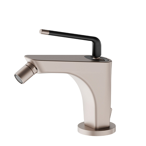 Newform O'Rama Смеситель для биде, 1 отв., с донным клапаном, цвет: copper glossy