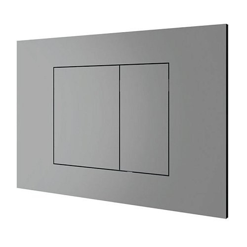 Almar WC plate Смывная клавиша универсальная, для GEBERIT SIGMA8 / UP720 или SIGMA12 / UP320 или TECE BOX-8, цвет: нержавеющая сталь брашированная