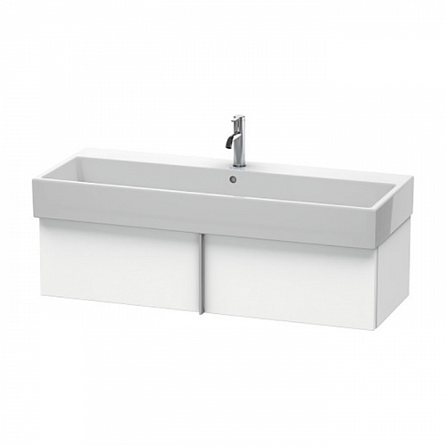 Duravit VA Тумба подвесная, 118.4x43.1х29.8см., с раковиной и 1 выдв. ящиком, цвет: белый матовый