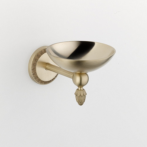 THG Malmaison Metal Мыльница металлическая, подвесная, цвет: Soft matt gold