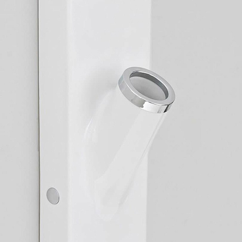 Artceram Sotto Up Стакан для зубныз щеток, подвесной, цвет: белый/хром 