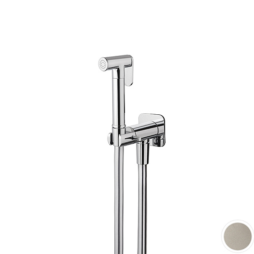 Newform Shut Off Гидроершик с многофункциональной струей, цвет: titanium satin