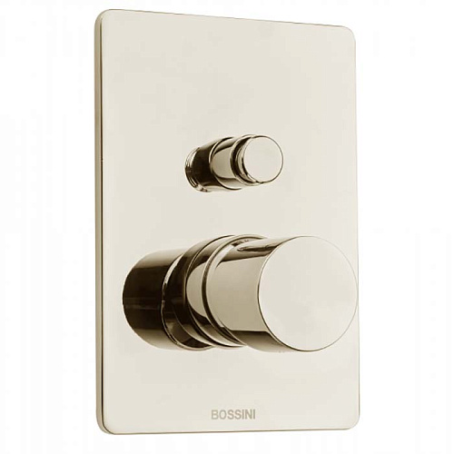 Bossini Oki Смеситель для душа, встраиваемый, 2 выхода, цвет: никель шлифованный