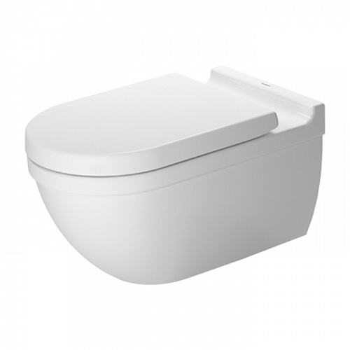 Duravit Starck 3 Унитаз подвесной 37x62см., Сompact, укороченная модель, цвет: белый