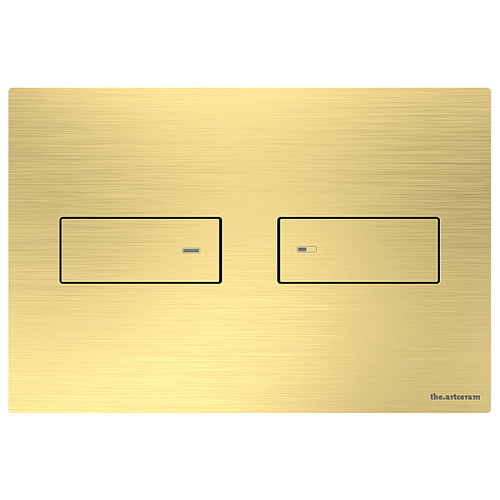 Artceram INOX Смывная клавиша, цвет: золото брашированное PVD