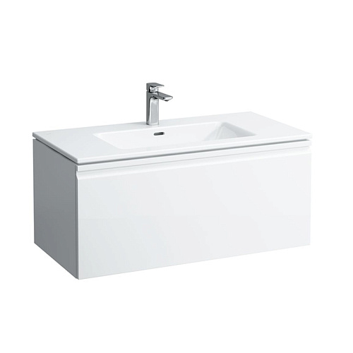 Laufen Pro S Тумба с раковиной 100х50х46см, подвесная, цвет: белый глянцевый