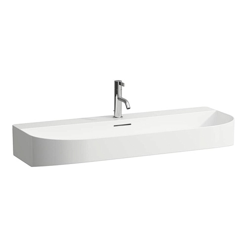 Laufen Sonar Раковина 100x42x14см., накладная, 1 отв., цвет: белый