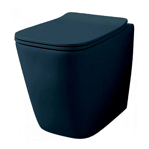 Artceram A16 Унитаз 36х52см., напольный, Rimless, цвет: notte