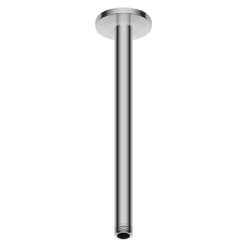 Duravit Душевой кронштейн потолочный круглая накладка, 300 мм/ соединительный патрубок размер DN15, цвет: хром