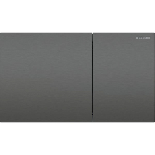 Geberit Sigma70 Клавиша для двойного смыва, квадратная: Хромированный черный