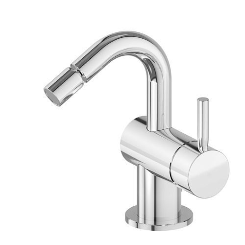 Newform Blink Смеситель для биде, 1 отв., с донным клапаном, цвет: хром