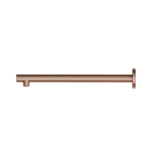 Newform Head Showers Душевой кронштейн 35см, настенный, закругленный, цвет: PVD brushed copper bronze