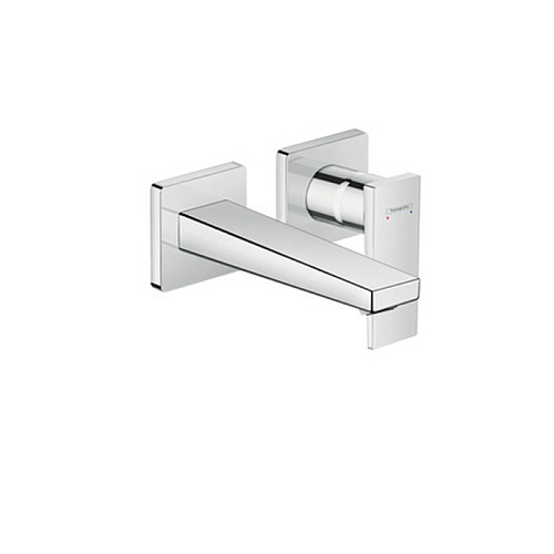 Hansgrohe Metropol Смеситель для раковины, .однорычажный, настенный, излив: 18см., внешняя часть, цвет: хром
