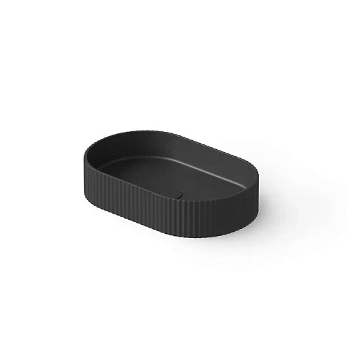 Dea Design Washbasins Раковина 55х35х12см., накладная, без отв., Solid Surface, цвет: Black №16