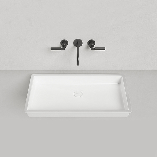 Salini MAREA 10 Раковина 75х40см, материал: S-Sense, цвет: белый