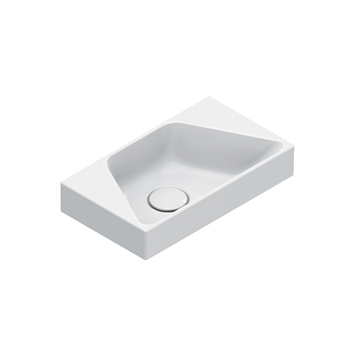 Catalano Comfort Раковина 40x23см, без отв., цвет: белый глянцевый