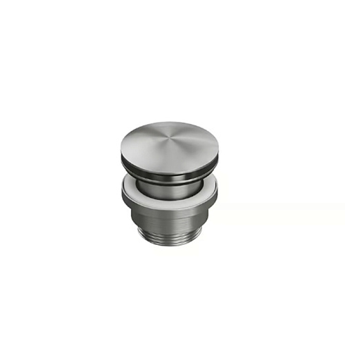 QuadroDesign Source Донный клапан Up & down, цвет: brushed stainless steel