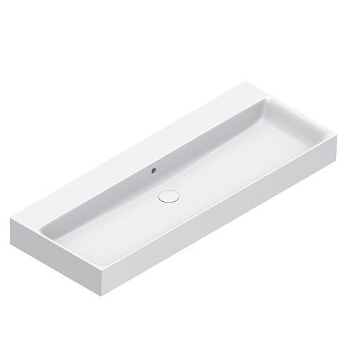 Catalano Premium Раковина 120x47см, без отв., цвет: белый матовый