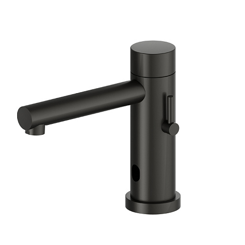Newform Sensitive Смеситель для раковины, 1 отв., электронный, цвет: carbon satin