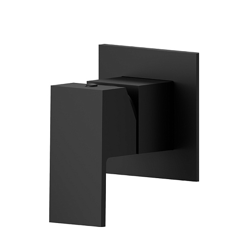 Newform Ergo Q Смеситель для раковины, встраиваемый, внешняя часть, цвет: черный матовый