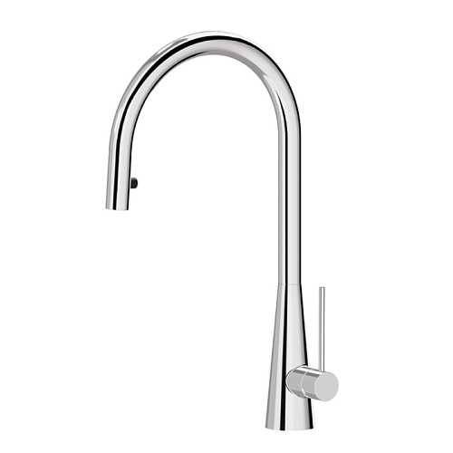 Newform Ycon Смеситель для кухни, 1 отв., с выдвижным изливом, цвет: хром