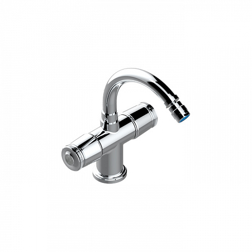 THG CORVAIR FIOR DI BOSCO Смеситель для биде на 1 отверстие, 2-х вентильный, с донным клапаном, цвет: хром