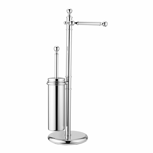 CISAL Arcana Напольная стойка с ершиком и держателем т/б, цвет: хром