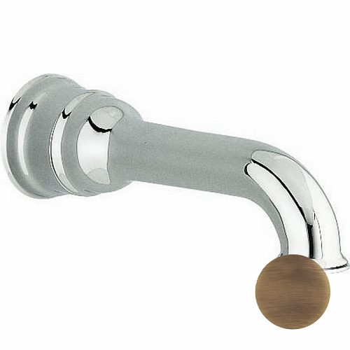 CISAL Излив настенный 220 мм для ванны, цвет: бронза