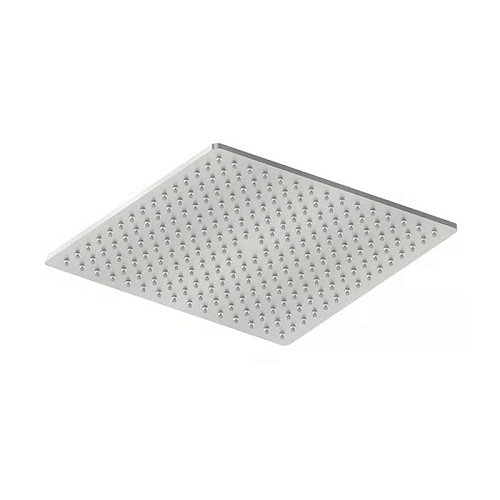 QuadroDesign Верхний душ 30х30см., настенный/потолочный, 1 режим, цвет: Brushed Stainless Steel