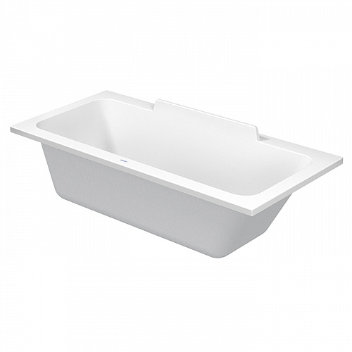 Duravit Ванна акриловая DuraStyle 170х75x48см, прямоугольная .встраиваемая или версия с панелями, , наклон спины справа. цвет: белый