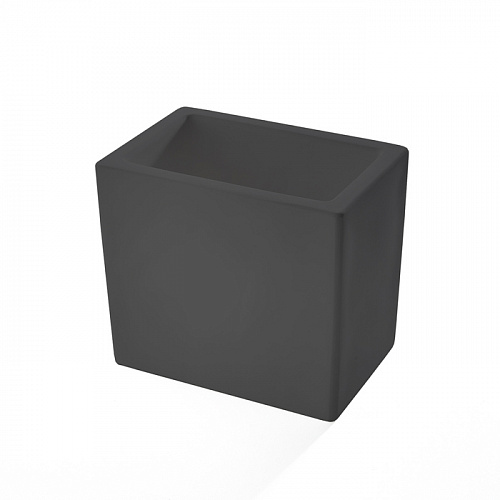 3SC Mood Black Стакан настольный, композит Solid Surface, цвет: чёрный матовый 