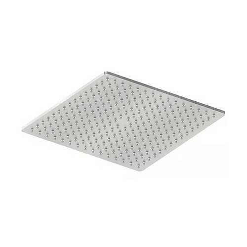 QuadroDesign Верхний душ 40х40см., настенный/потолочный, 1 режим, цвет: Brushed Stainless Steel