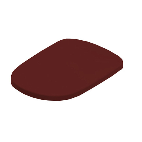 Artceram Seta Крышка с сиденьем Slim для унитаза, механизм soft-close, цвет: paprika/хром