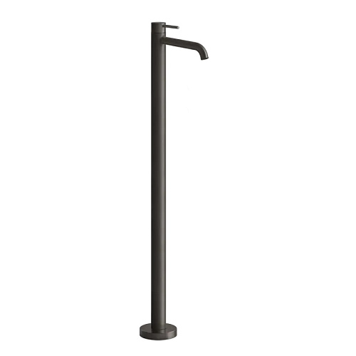 GESSI 316 Смеситель для раковины, напольный, однорычажный, цвет: Black Metal Brushed PVD