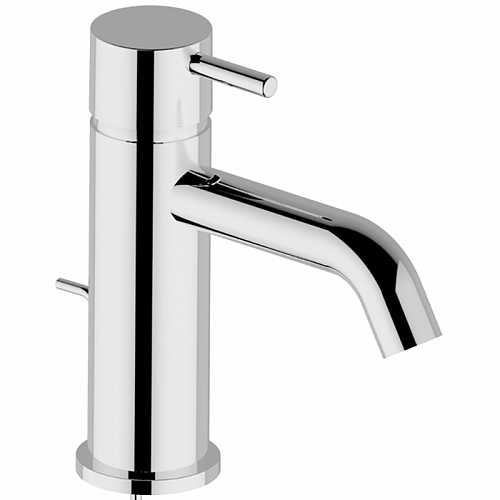 CISAL Less New Смеситель однорычажный для раковины на 1 отверстие с донным клапаном, цвет: хром 