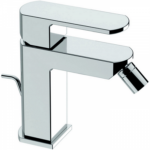 CISAL Roadster Смеситель однорычажный для биде на 1 отверстие с донным клапаном, цвет: хром