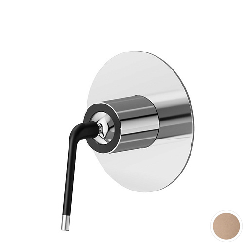 Newform O'Rama Смеситель для раковины, встраиваемый, внешняя часть, цвет: copper satin