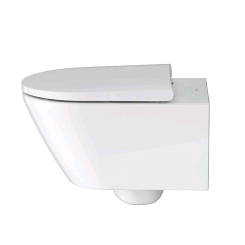 Duravit D-Neo Унитаз 37х54см., подвесной, безободковый, цвет: белый матовый сатинированный