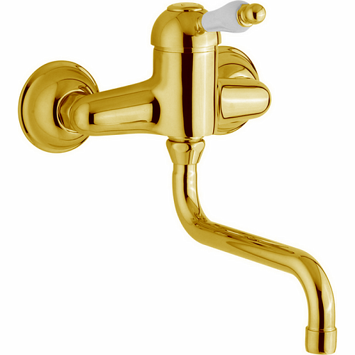 CISAL Arcana Empress Смеситель для кухни наружный, цвет: золото