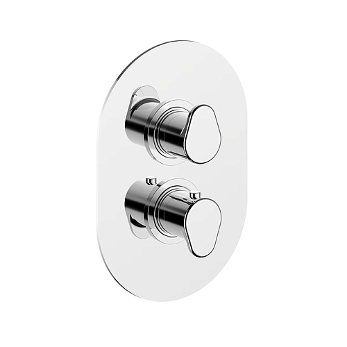 Cisal LineaViva Смеситель для душа, встраиваемый, термостатический, цвет: хром