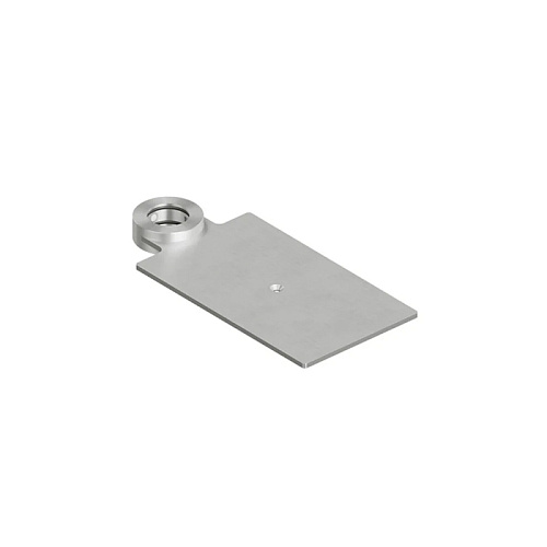 QuadroDesign Полочка для излива или душевой штанги, подвесная, цвет: Brushed Stainless Steel