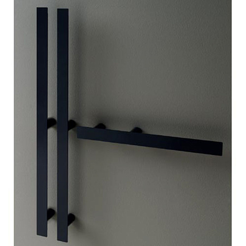 Antrax Tavolina Полотенцесушитель электрический L40хH5.2см, цвет: черный матовый