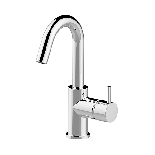 Cisal Less New Смеситель  для раковины, 1 отв., без донного клапана, цвет: хром