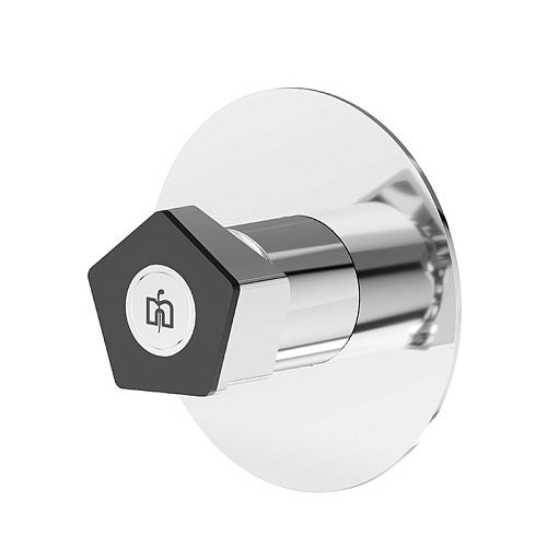 Newform ParkLE Смеситель для душа, встраиваемый, на 1 поток, цвет: хром/черный матовый