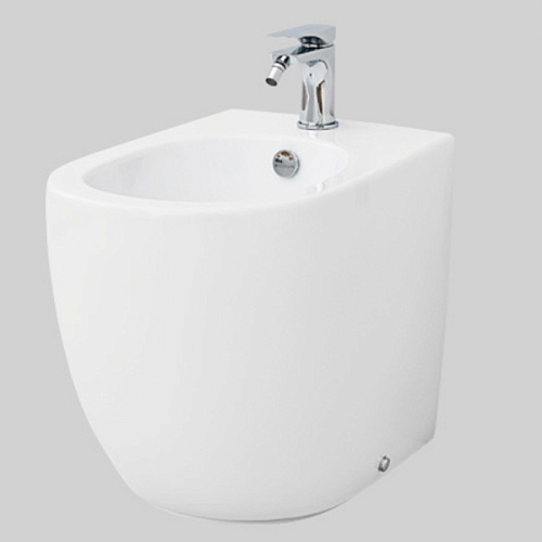 Artceram File 2.0 Биде напольное 37х52 см, 1 отверстие, saniglaze, цвет: белый матовый