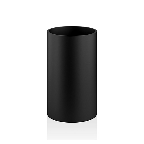 Decor Walther Black Stone BEOD Корзина для бумаги 30x18.5см, цвет: черный матовый